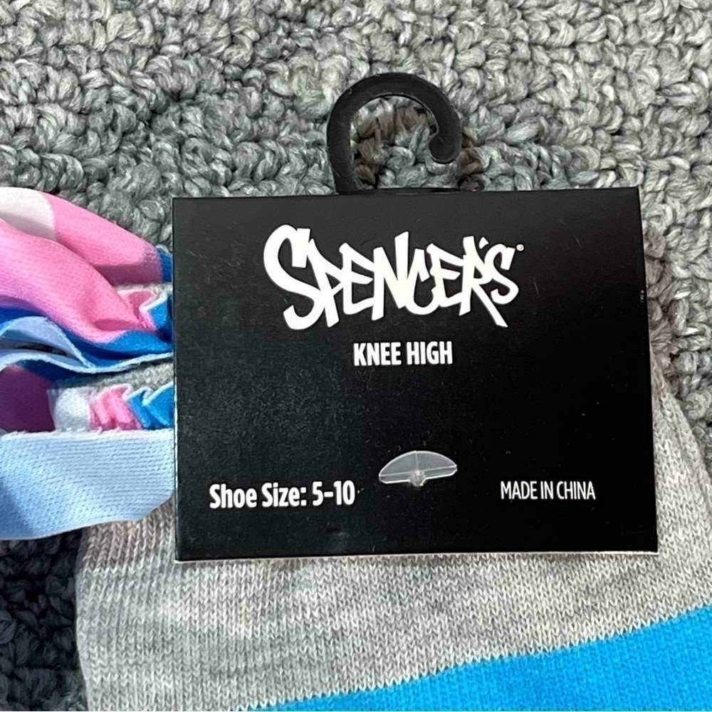 Spencer’s Knee High Pride Socks New - Picture 3 of 5